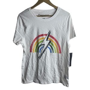 Prince Peter Collection Rainbow Lightning Bolt Graphic T Shirt